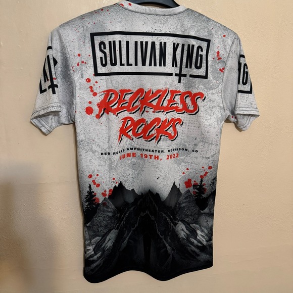 Sullivan King Jersey Mens size Medium Reckless rocks double Sided Graphic 2022 - Picture 7 of 12